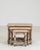 Antique White 19th Century France Antique White Wood Nesting Table For Sale - Image 8 of 11