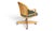 Vintage McGuire Louis XVI Swivel-Tilt Desk Chair in Green Leather For Sale - Image 14 of 18