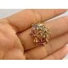 Bochic "Orient" Vintage Ruby & Multi Fancy Sapphire Ring Set 18K & Silver, Size 7 For Sale - Image 16 of 18