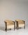 Brown Early 20th Century Jacobean Brown Wood Pair of Club Chairs For Sale - Image 8 of 12