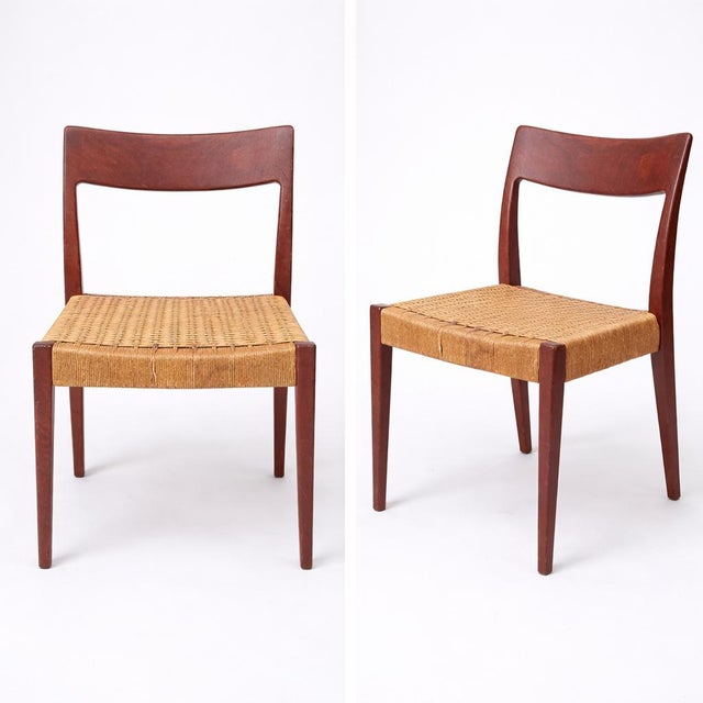 An elegant Poul Cadovius “Pia” chair, produced by Danish Møbler, showcasing the clean lines and refined craftsmanship of...