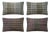 Turkish Lumbar Kilim Pillow Cover 16'' X 24'' - Set of Four For Sale