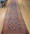 19th Century Persian Malayer Runner Rug, Hand-Knotted Wool, Geometric Pattern, 4x 16, Rust-Red & Blue For Sale - Image 16 of 16