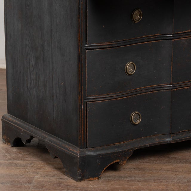 Late 18th Century Black Oak Secretary Bureau From Denmark For Sale - Image 13 of 16
