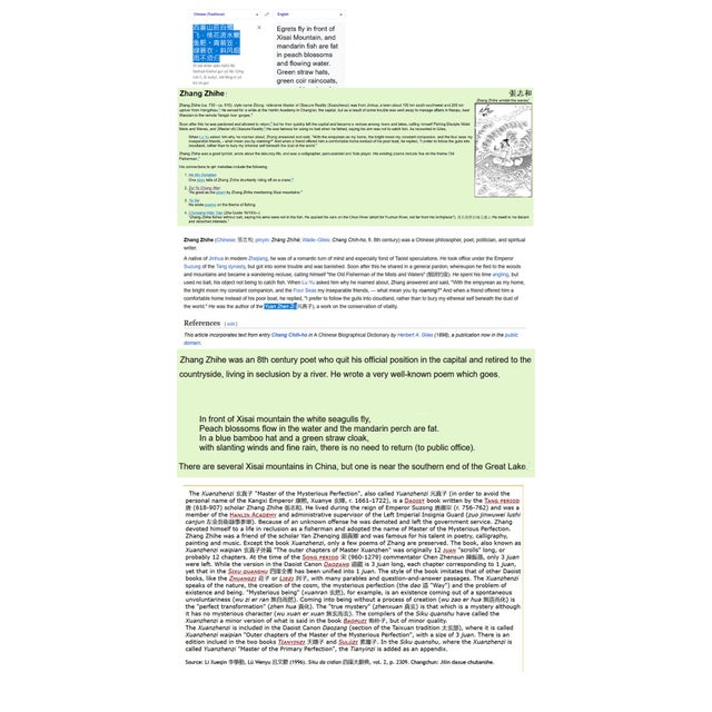 Chinese Carved Bamboo Zhang Zhihe Poem Bitong For Sale - Image 9 of 9