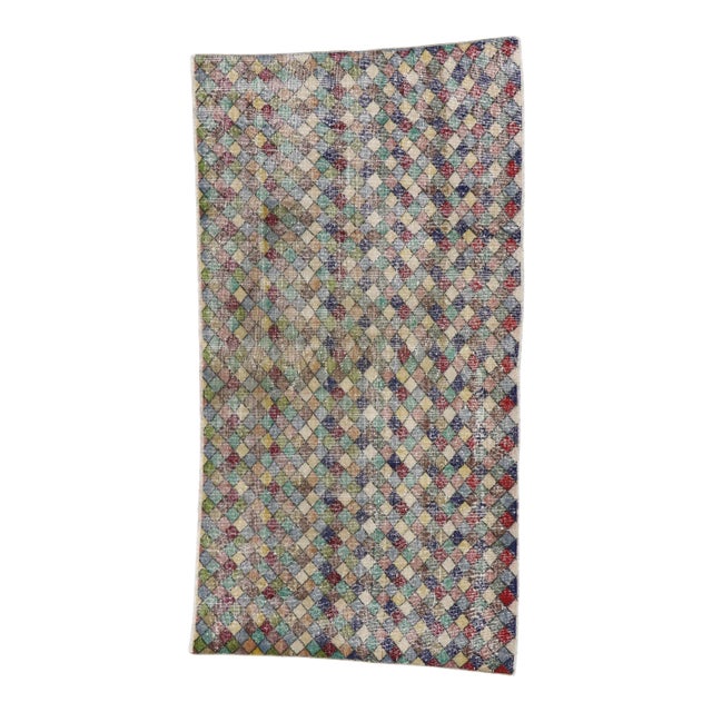 Vintage Turkish Sivas Rug - 03’08 X 07’01 For Sale