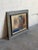 This striking abstract artwork showcases a compelling modern composition with heavily textured relief elements and...