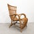 Tan Vintage Natural Rattan Armchair, 1970s For Sale - Image 8 of 8