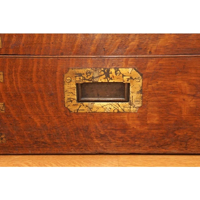 Mid 19th Century Antique Oak Storage Box For Sale - Image 5 of 6