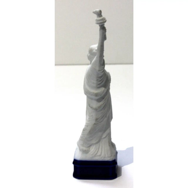 Limoges France MNP Bisque Statue of Liberty Figurine.