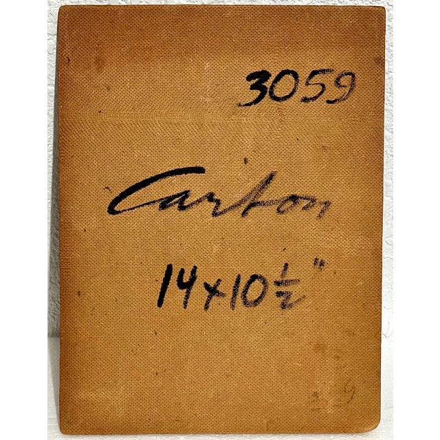 Paint Norman Carton, American Abstract Expressionist Flowers Oil Painting Norman Carton Wpa Artist For Sale - Image 7 of 14