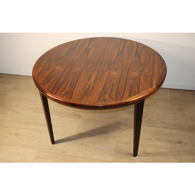 Scandinavian Extendable Dining Table in Rosewood by VV Moble, 1960 For Sale - Image 10 of 18
