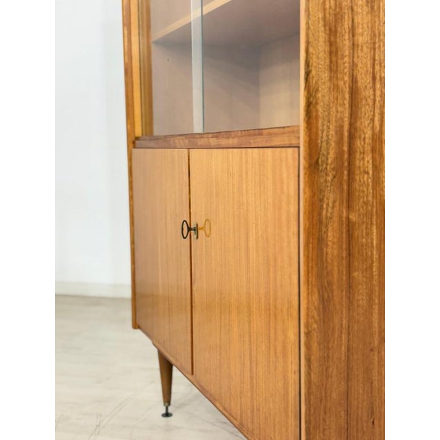 Wood Bookcase in Walnut Veneer, 1960s For Sale - Image 7 of 13