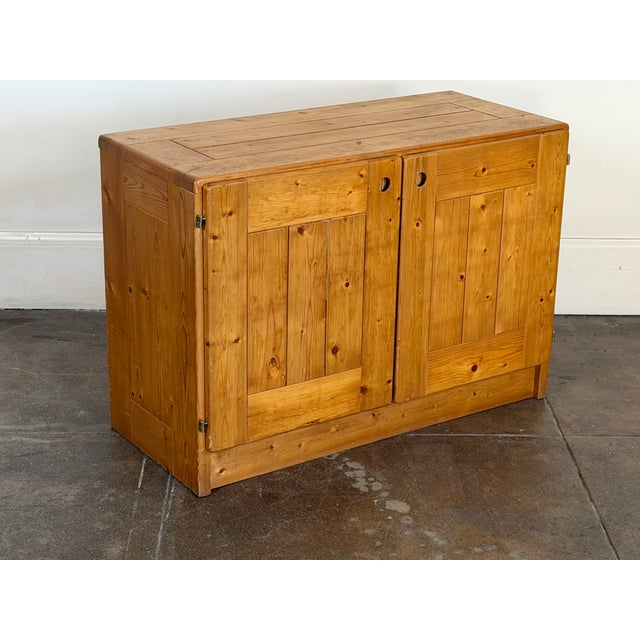 Mid-Century Modern Vintage 1960s Charlotte Perriand for Les Arcs Cabinet, Attributed For Sale - Image 3 of 13