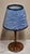 Art Deco Table Lamp with Walnut Base and Fabric Shade, 1930s For Sale - Image 4 of 10