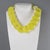 2000 - 2009 Angela Caputi Banana and Citrus Textured Resin Necklace For Sale - Image 5 of 15