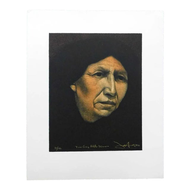 Frank Howell "Two Grey Hills Woman" Lithograph Hand Signed For Sale