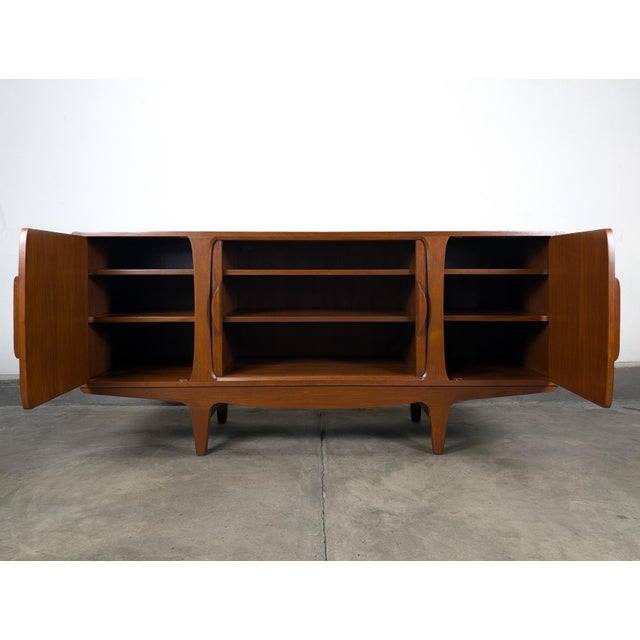 Mid-Century Modern Vintage Mid Century Modern Teak Sideboard / Buffet Designed by Johannes Andersen, Attributed For Sale - Image 3 of 17