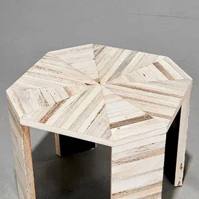 Vintage Karl Springer Bone Veneer Side Tables For Sale In Dallas - Image 6 of 6