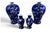 Blue Pair Early 20th Century Chinese Cobalt Meiping Vases With Prunus Decoration For Sale - Image 8 of 8