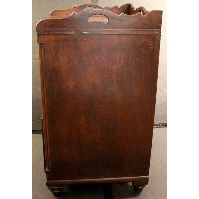 William IV Circa 1830 George IV - William IV Period Bedside Cabinet Commode For Sale - Image 3 of 12