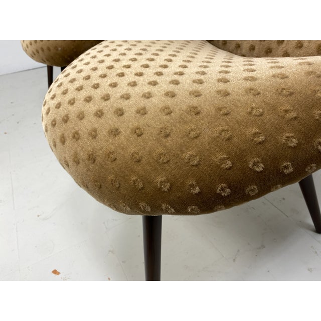 1950s Vintage Tan Chairs - a Pair For Sale In Boston - Image 6 of 10