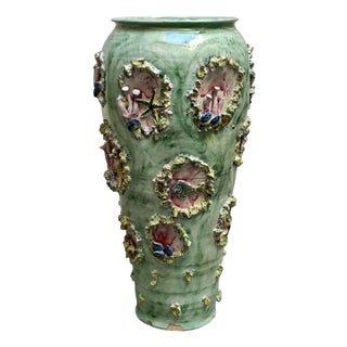 Ceramic Umbrella Stand from ICAV Giordano, Italy, 1960s For Sale