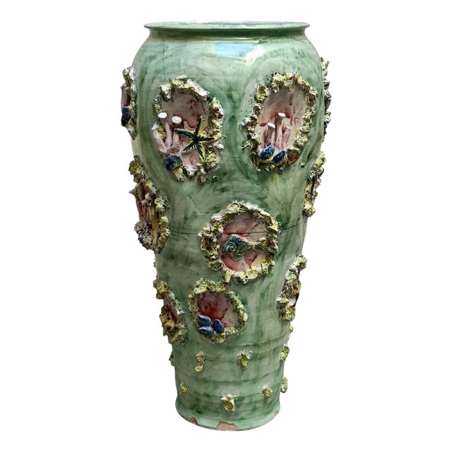 Ceramic Umbrella Stand from ICAV Giordano, Italy, 1960s For Sale