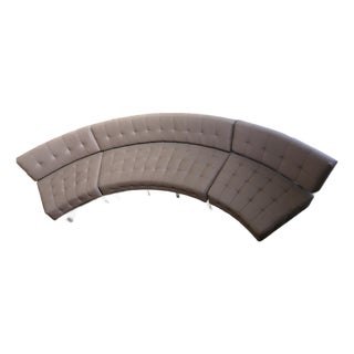 1990s Halô Three-Piece Curved Sectional Sofa by Rob Edley Welborn For Sale