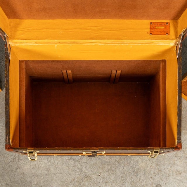 Antique Shoe Trunk in Monogram Canvas from Louis Vuitton, France, 1920 For Sale - Image 13 of 18