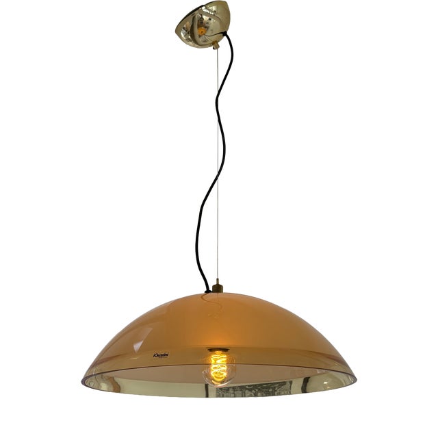 Pendant Lamp by Franco Bresciani for Guzzini, 1970s For Sale