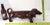 Vintage Porcelain Decorated on Cast Iron Dachshund Boot Scraper & Doorstop For Sale - Image 12 of 13
