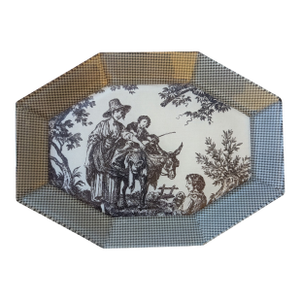 1980s John Derian Decoupage Platter