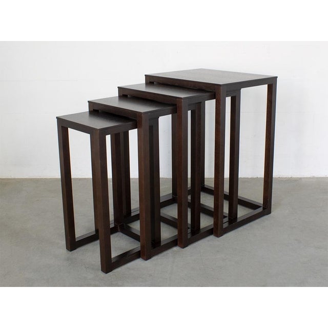 Tables by J. Hoffmann for Wittmann 1980s, Set of 4 For Sale - Image 13 of 14