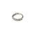 Early 21st Century 18 Karat White Gold Diamond Band Ring Size 6.75 For Sale In New York - Image 6 of 9