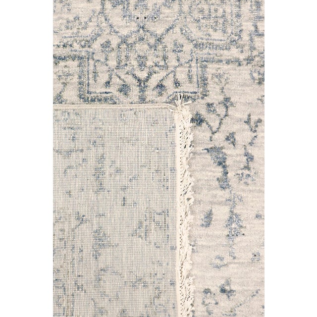 2020s Pasargad Home Transitional Silver Area Rug, 4' 0'' X 6' 2'' For Sale - Image 5 of 7