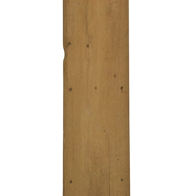 Matthew Izzo Home Vintage Harvest Bleached Teak Wood Bench For Sale - Image 4 of 6