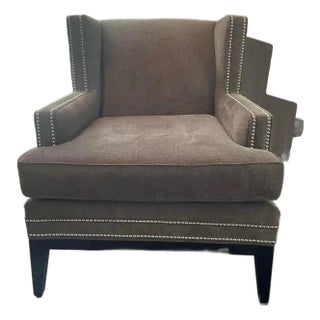 Modern Gray Accent Chair by Mitchell Gold + Bob Williams For Sale