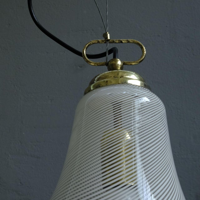 Large Murano Glass Pendant Lamp, Italy, 1970s For Sale - Image 9 of 18