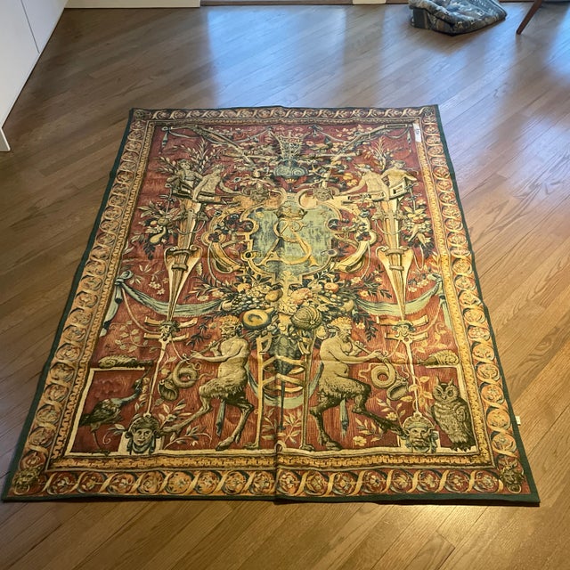 French “grotesque sigismond” tapestry is among the Jagiellonian tapestries, a collection of tapestries which originally...