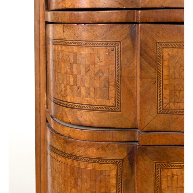 Baroque Revival Style Commode with Inlay, 1900s For Sale - Image 6 of 9