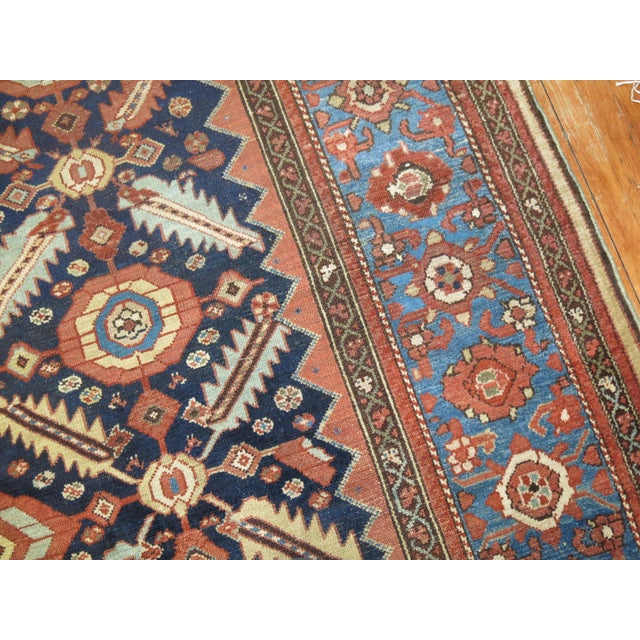 Blue Zabihi Collection Tribal Large Antique Malayer Rug - 10'1" x 16'2" For Sale - Image 8 of 10