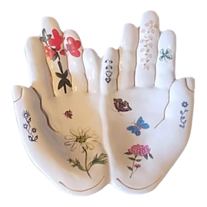 Anthropologie Hand Trinket Jewelry Tray Dish