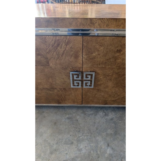 Contemporary Bernhardt Delaney Greek-Key Buffet For Sale - Image 3 of 10