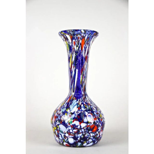 Mid-Century Italian Vase in Murano Glass by Fratelli Toso, 1940s For Sale - Image 9 of 15