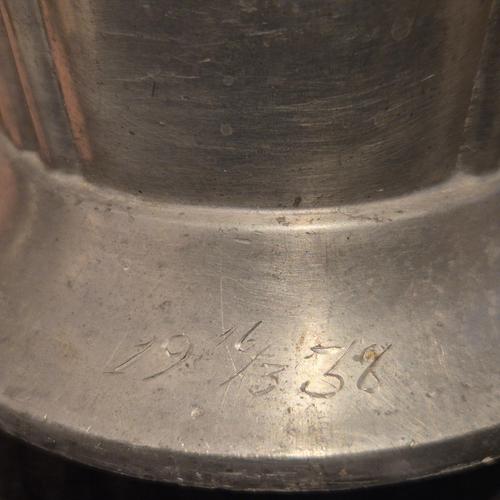 Vintage Swedish Pewter Vase by Herman Bergman, 1930s For Sale - Image 8 of 9