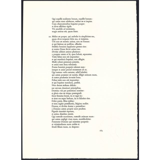 Brown Salvador Dalí Biblia Sacra "Iesus (Jesus) Super Mare Ambulans" For Sale - Image 8 of 10