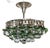 Vintage Italian Crystal Ceiling Lamp, 1960s For Sale