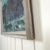 Blue 1977 Mid Century Danish Abstract Oil Painting "Plankeverk I Sydhavnen" by Max Mogens Hansen For Sale - Image 8 of 13