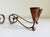 1960s Los Castillos-Style Modernist Brass & Copper Candle Holders - A Pair For Sale In Sacramento - Image 6 of 12